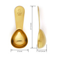 Yuming Factory Durable 18/8 Stainless Steel Measuring Coffee Scoop